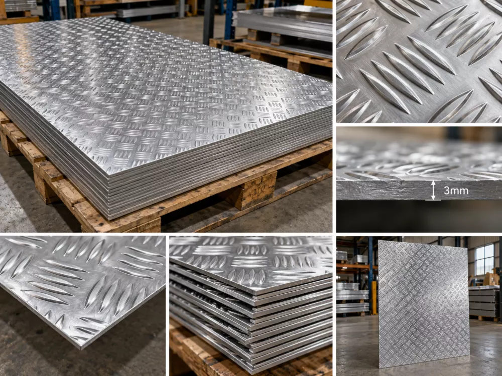 5052 GRADE 5 BAR CHECKER PLATE 3MM